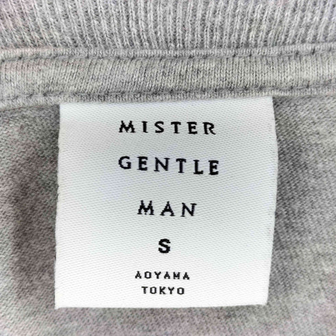 ミスタージェントルマン MR.GENTLEMAN プリントクルーネックS/S Tシャツ メンズ JPN:S