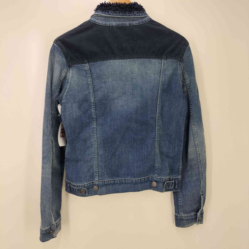 ラングラー Wrangler AUTHENTIC JACKET 襟ボア コーデュロイ 切替 デニム ジャケット レディース import:M