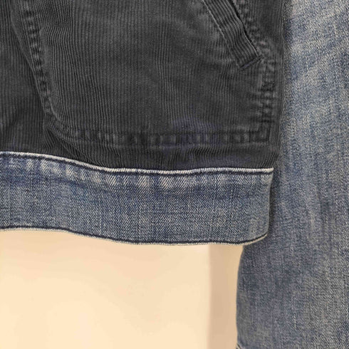 ラングラー Wrangler AUTHENTIC JACKET 襟ボア コーデュロイ 切替 デニム ジャケット レディース import:M