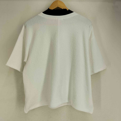 アーバンリサーチサニーレーベル URBAN RESEARCH Sonny Label 26SS カットジャガードドロスト五分袖プルオーバー レディース FREE
