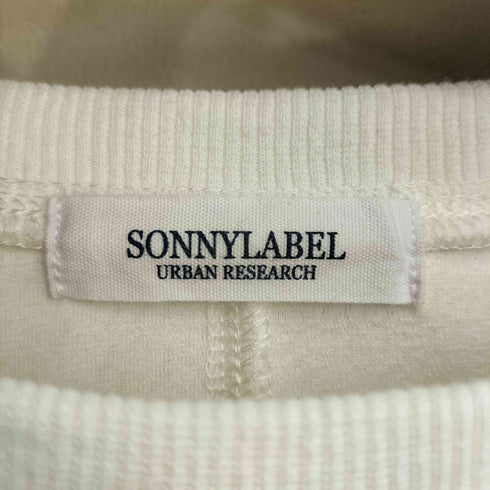 アーバンリサーチサニーレーベル URBAN RESEARCH Sonny Label 26SS カットジャガードドロスト五分袖プルオーバー レディース FREE