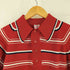 アロー ARROW 70s SCRAMBLER KNIT ボーダー 半袖ポロシャツ メンズ L