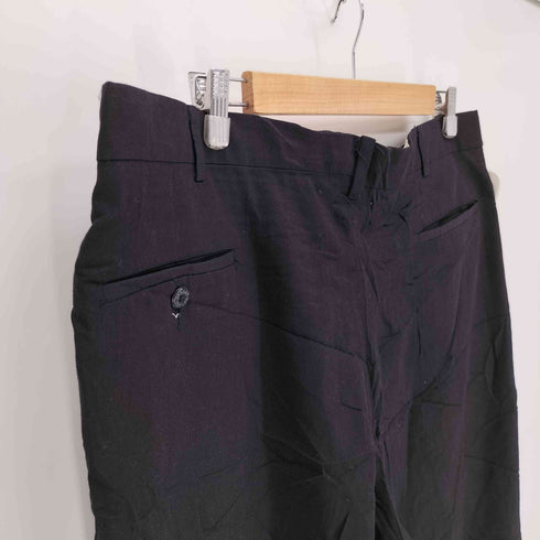 3タックウールスラックス メンズ W38 L32
