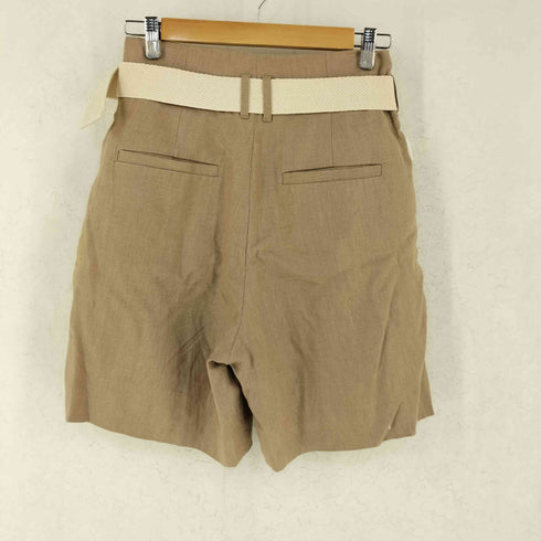 アングリッド Ungrid リネンベルテッドショートパンツ レディース M