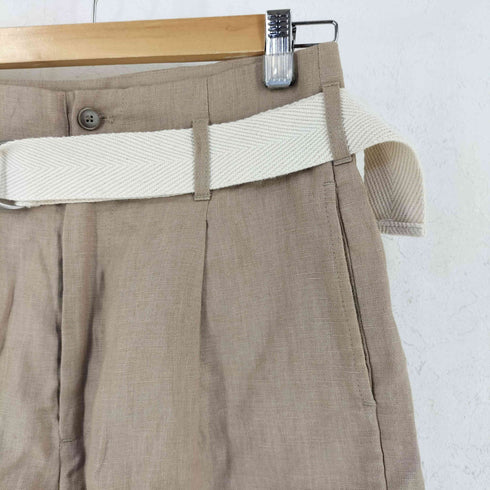 アングリッド Ungrid リネンベルテッドショートパンツ レディース M
