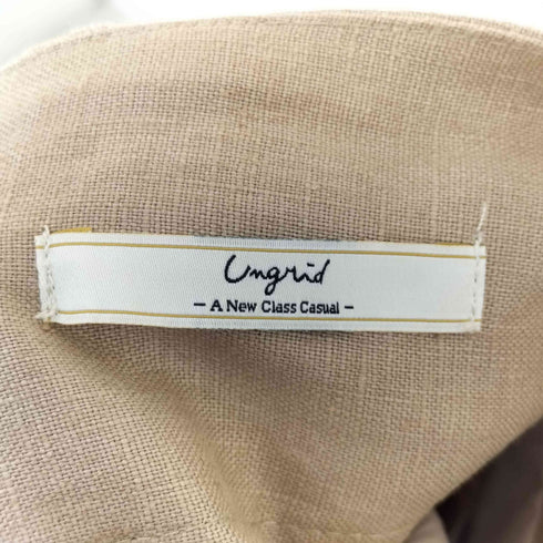 アングリッド Ungrid リネンベルテッドショートパンツ レディース M