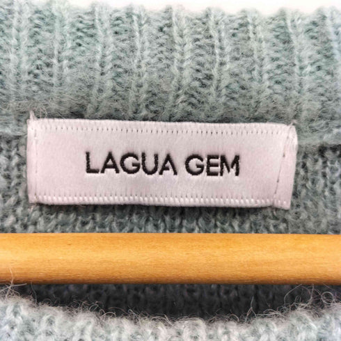 ラグアジェム LAGUA GEM BIG LOGO SHAGGY ニット メンズ FREE