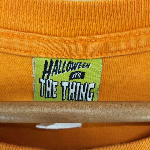 HALLOWEEN THE THING フロントプリントクルーネックTシャツ メンズ