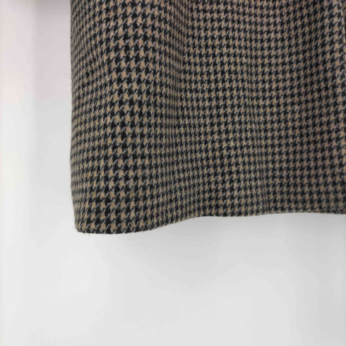 ザラ ZARA ハウンドトゥース コットンポリ チェスターコート レディース import:S
