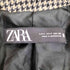 ザラ ZARA ハウンドトゥース コットンポリ チェスターコート レディース import:S