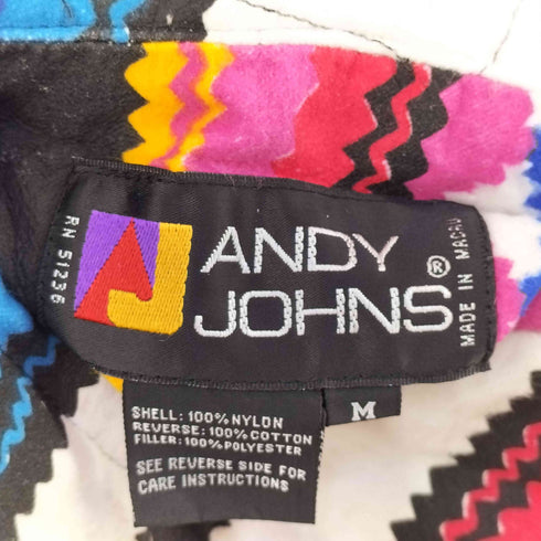 ANDY JOHNS マカオ製 リバーシブル ナイロンブルゾン レディース M