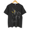 コスパ COSPA フロントキャラクタープリントクルーネックTシャツ メンズ M