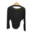 ザラ ZARA LONG SLEEVE STUDDED T-SHIRT レディース import:M