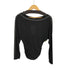 ザラ ZARA LONG SLEEVE STUDDED T-SHIRT レディース import:M