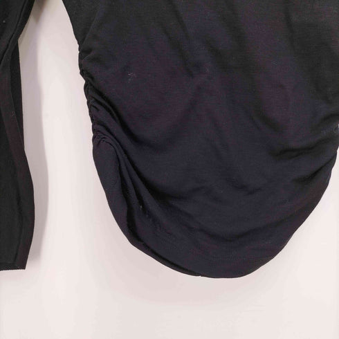 ザラ ZARA LONG SLEEVE STUDDED T-SHIRT レディース import:M