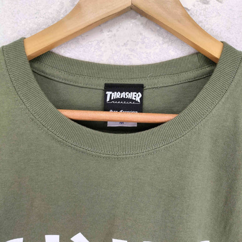 スラッシャー THRASHER マグロゴ クルーネックTシャツ メンズ M