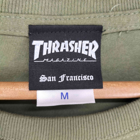 スラッシャー THRASHER マグロゴ クルーネックTシャツ メンズ M