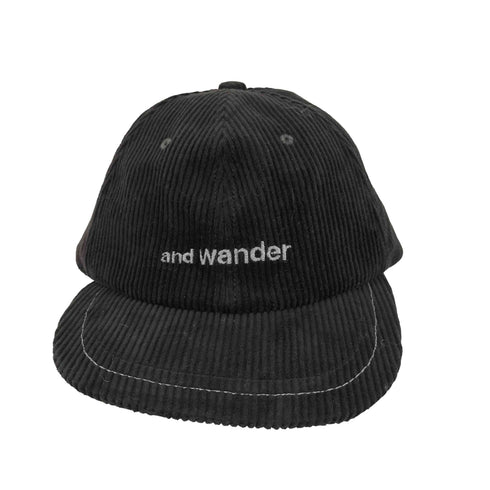 アンドワンダー and wander コーデュロイキャップ メンズ