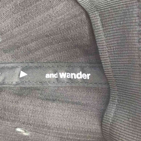アンドワンダー and wander コーデュロイキャップ メンズ