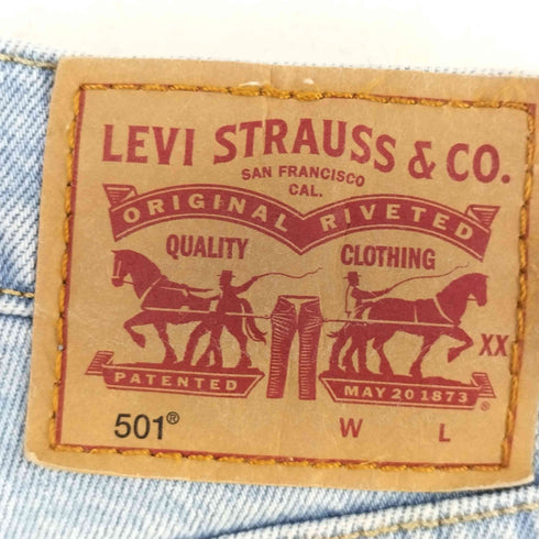 リーバイス Levis 501 ストレートデニムパンツ レディース W24 L30
