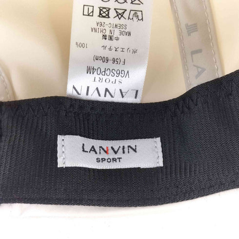 ランバン LANVIN はっ水シーズンモチーフキャップ メンズ FREE