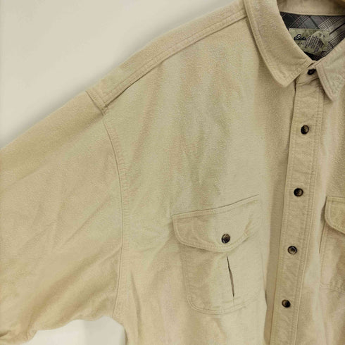 エディーバウアー Eddie Bauer 80-90S オーバーサイズワークシャツ メンズ XXL