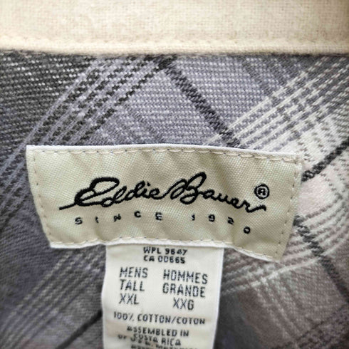 エディーバウアー Eddie Bauer 80-90S オーバーサイズワークシャツ メンズ XXL