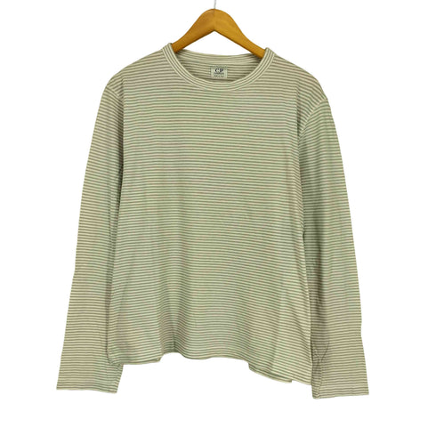 シーピーカンパニー C.P.COMPANY イタリア製 ボーダー クルーネック L/Sシャツ メンズ