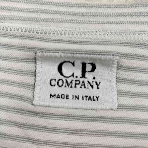 シーピーカンパニー C.P.COMPANY イタリア製 ボーダー クルーネック L/Sシャツ メンズ
