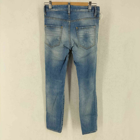 ディースクエアード DSQUARED2 14S ダメージ加工スキニーデニムパンツ レディース 36