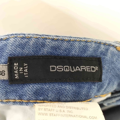 ディースクエアード DSQUARED2 14S ダメージ加工スキニーデニムパンツ レディース 36