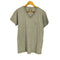 ディーゼル DIESEL REGULAR FIT Vネック ワンポイントロゴ コットン S/S Tシャツ メンズ S