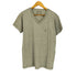 ディーゼル DIESEL REGULAR FIT Vネック ワンポイントロゴ コットン S/S Tシャツ メンズ S