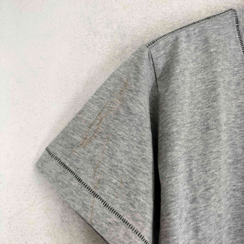 ディーゼル DIESEL REGULAR FIT Vネック ワンポイントロゴ コットン S/S Tシャツ メンズ S