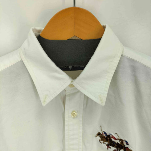 ラルフローレン RALPH LAUREN トリプルポニー 袖ナンバリング オックスフォード ボタンダウンシャツ メンズ 170