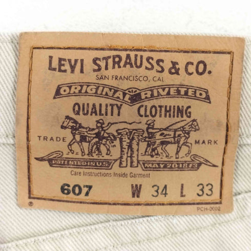 リーバイス Levis 607 オレンジタブ ストレートデニムパンツ メンズ W34L33
