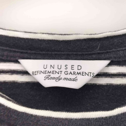 アンユーズド UNUSED LONG SLEEVE BORDER TEE メンズ 1