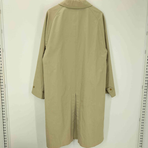 バーバリーロンドン BURBERRY LONDON 一枚袖 ステンカラー コート バルマカーン マキシ丈 ロングコート 裏地チェック メンズ import:L
