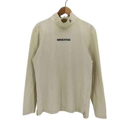 ブリーフィング BRIEFING GOLF モックネック フロントプリント L/S カットソー メンズ import:L
