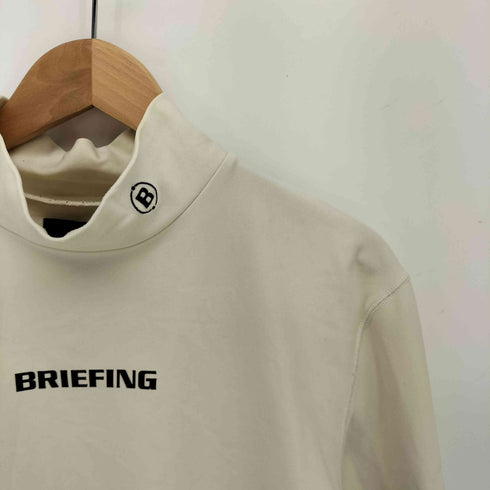 ブリーフィング BRIEFING GOLF モックネック フロントプリント L/S カットソー メンズ import:L