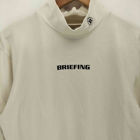 ブリーフィング BRIEFING GOLF モックネック フロントプリント L/S カットソー メンズ import:L
