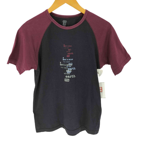 ピーピーエフエム PPFM メッセージ ラグラン Tシャツ メンズ JPN:M