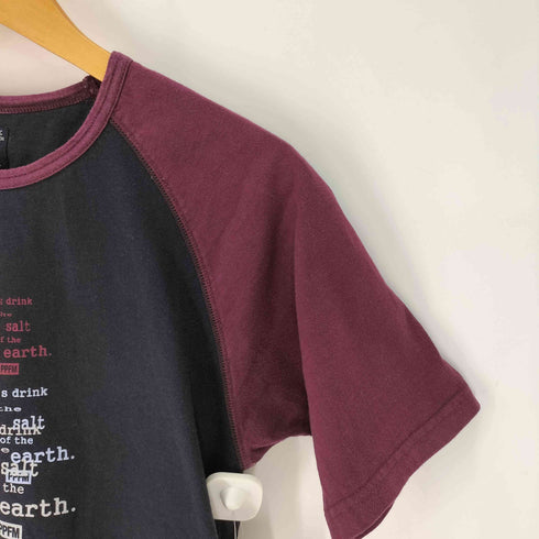 ピーピーエフエム PPFM メッセージ ラグラン Tシャツ メンズ JPN:M