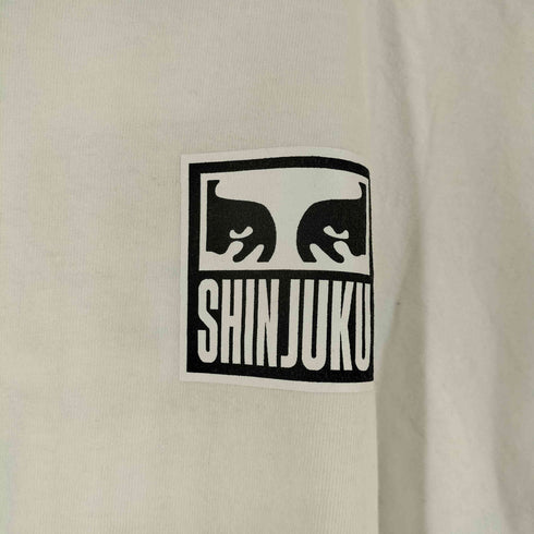 オベイ OBEY EYES ICON SHINJUKU Tシャツ 両面 メンズ JPN:L