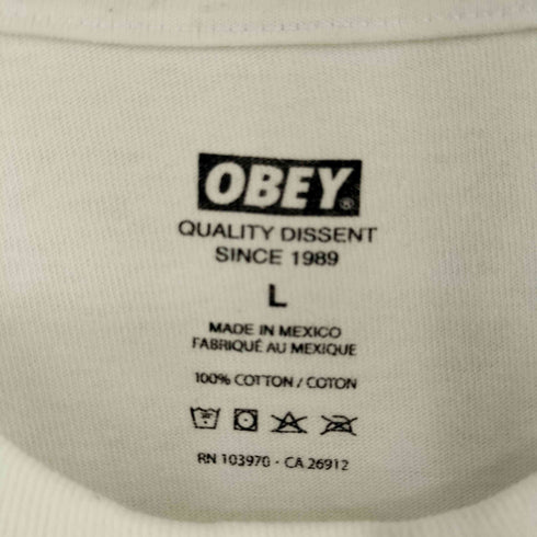 オベイ OBEY EYES ICON SHINJUKU Tシャツ 両面 メンズ JPN:L