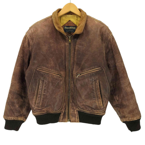 TIME&TIDE T&T カウレザージャケット メンズ M