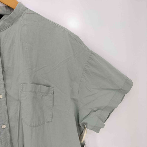 マーブルシュッド Marble Sud コットン バンドカラー シャツワンピース レディース
