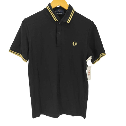 フレッドペリー FRED PERRY MADE IN ENGLAND 英国製 月桂樹 ロゴ 刺繍 ポロシャツ メンズ UK:38