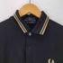 フレッドペリー FRED PERRY MADE IN ENGLAND 英国製 月桂樹 ロゴ 刺繍 ポロシャツ メンズ UK:38