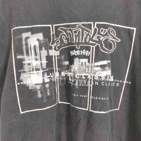 サウスポール SOUTHPOLE 90-00S USA製フロントプリント S/S Tシャツ メンズ import:XL